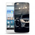 Дизайнерский пластиковый чехол для Huawei Ascend D2 Lamborghini