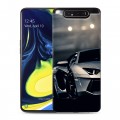 Дизайнерский пластиковый чехол для Samsung Galaxy A80 Lamborghini