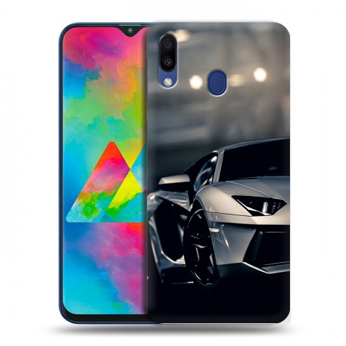 Дизайнерский пластиковый чехол для Samsung Galaxy M20 Lamborghini