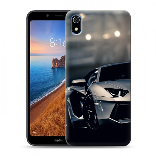 Дизайнерский силиконовый чехол для Xiaomi RedMi 7A Lamborghini