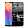 Дизайнерский силиконовый с усиленными углами чехол для Xiaomi RedMi 8A Lamborghini