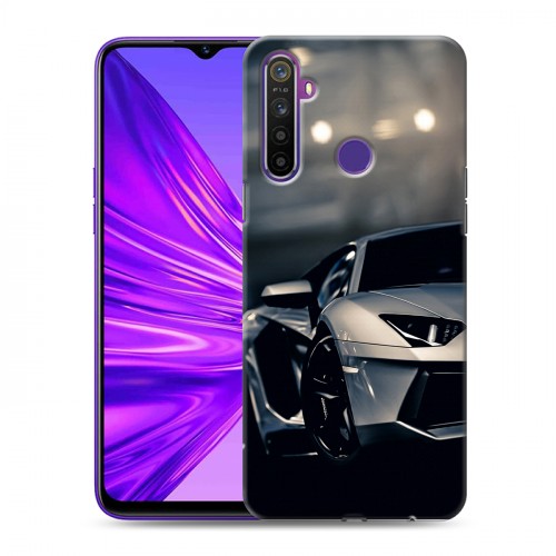 Дизайнерский силиконовый чехол для Realme 5 Lamborghini