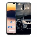 Дизайнерский силиконовый с усиленными углами чехол для Nokia 2.3 Lamborghini