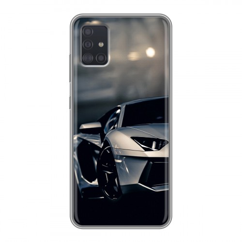 Дизайнерский силиконовый чехол для Samsung Galaxy A51 Lamborghini