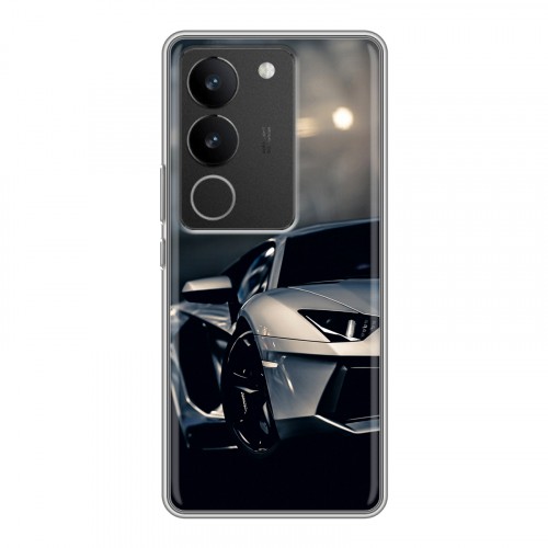 Дизайнерский силиконовый с усиленными углами чехол для Vivo V29 Lamborghini