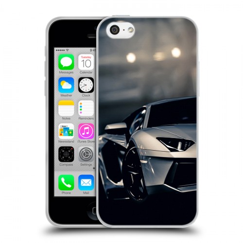 Дизайнерский пластиковый чехол для Iphone 5c Lamborghini