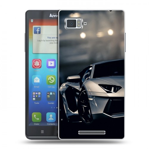 Дизайнерский пластиковый чехол для Lenovo Vibe Z Lamborghini