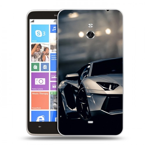 Дизайнерский пластиковый чехол для Nokia Lumia 1320 Lamborghini