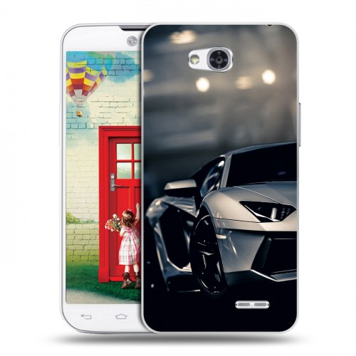 Дизайнерский пластиковый чехол для LG L80 Lamborghini