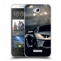 Дизайнерский пластиковый чехол для HTC Desire 616 Lamborghini