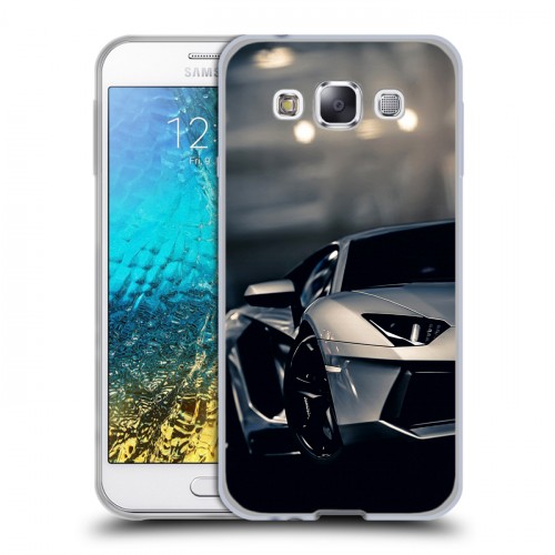 Дизайнерский пластиковый чехол для Samsung Galaxy E5 Lamborghini