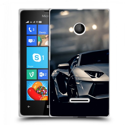 Дизайнерский пластиковый чехол для Microsoft Lumia 435 Lamborghini