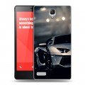 Дизайнерский силиконовый чехол для Xiaomi RedMi Note Lamborghini