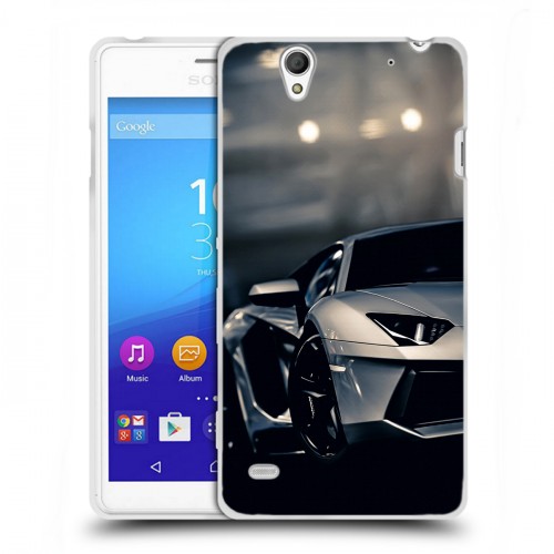 Дизайнерский пластиковый чехол для Sony Xperia C4 Lamborghini