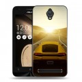 Дизайнерский пластиковый чехол для ASUS Zenfone Go Lamborghini