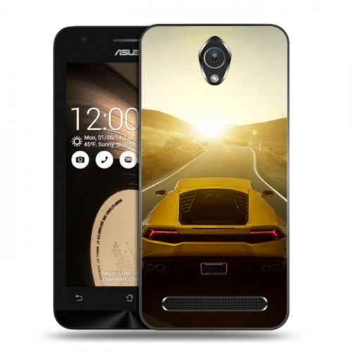 Дизайнерский пластиковый чехол для ASUS Zenfone Go Lamborghini