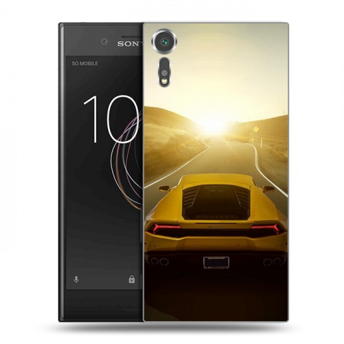 Дизайнерский пластиковый чехол для Sony Xperia XZs Lamborghini