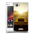 Дизайнерский пластиковый чехол для Sony Xperia L Lamborghini