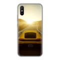 Дизайнерский силиконовый чехол для Xiaomi RedMi 9A Lamborghini