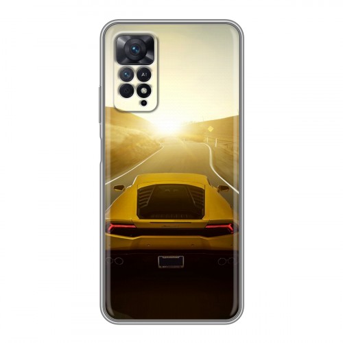 Дизайнерский пластиковый чехол для Xiaomi Redmi Note 11 Pro Lamborghini