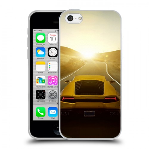 Дизайнерский пластиковый чехол для Iphone 5c Lamborghini