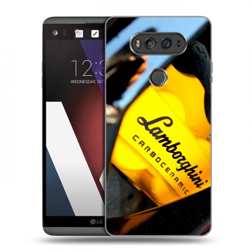 Дизайнерский пластиковый чехол для LG V20 Lamborghini