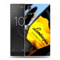 Дизайнерский пластиковый чехол для Sony Xperia L1 Lamborghini