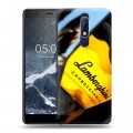 Дизайнерский пластиковый чехол для Nokia 5.1 Lamborghini