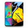 Дизайнерский силиконовый чехол для Samsung Galaxy M20 Lamborghini