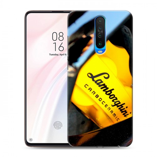 Дизайнерский пластиковый чехол для Xiaomi RedMi K30 Lamborghini