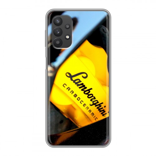 Дизайнерский силиконовый чехол для Samsung Galaxy A32 Lamborghini