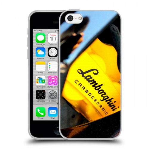 Дизайнерский пластиковый чехол для Iphone 5c Lamborghini