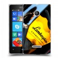 Дизайнерский пластиковый чехол для Microsoft Lumia 435 Lamborghini