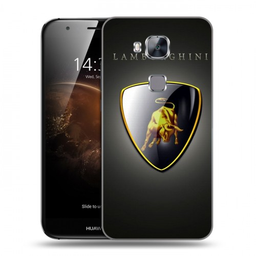 Дизайнерский пластиковый чехол для Huawei G8 Lamborghini