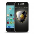 Дизайнерский силиконовый чехол для ZTE Blade S7 Lamborghini