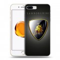 Дизайнерский пластиковый чехол для Iphone 7 Plus / 8 Plus Lamborghini