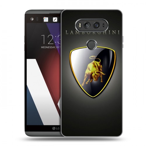 Дизайнерский пластиковый чехол для LG V20 Lamborghini