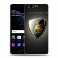 Дизайнерский пластиковый чехол для Huawei P10 Lamborghini