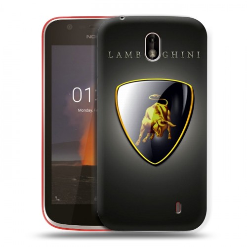 Дизайнерский пластиковый чехол для Nokia 1 Lamborghini