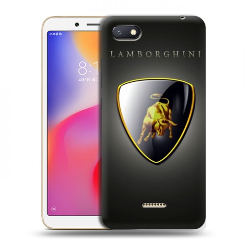 Дизайнерский пластиковый чехол для Xiaomi RedMi 6A Lamborghini