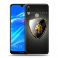 Дизайнерский пластиковый чехол для Huawei Y6 (2019) Lamborghini