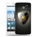 Дизайнерский пластиковый чехол для Huawei Ascend D2 Lamborghini