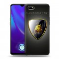 Дизайнерский силиконовый с усиленными углами чехол для OPPO A1k Lamborghini