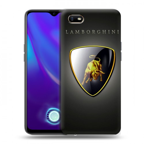 Дизайнерский силиконовый с усиленными углами чехол для OPPO A1k Lamborghini