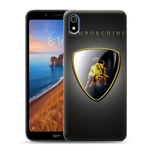 Дизайнерский силиконовый чехол для Xiaomi RedMi 7A Lamborghini