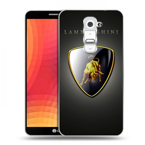 Дизайнерский пластиковый чехол для LG Optimus G2 Lamborghini