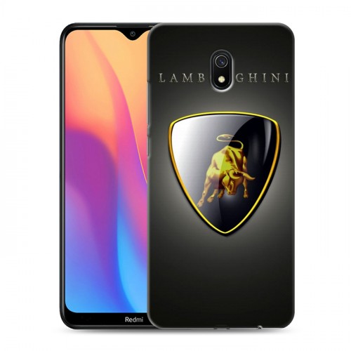 Дизайнерский силиконовый с усиленными углами чехол для Xiaomi RedMi 8A Lamborghini