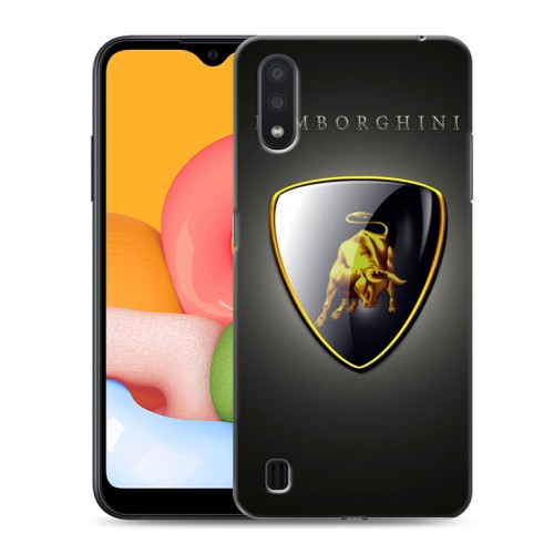 Дизайнерский силиконовый чехол для Samsung Galaxy M01 Lamborghini