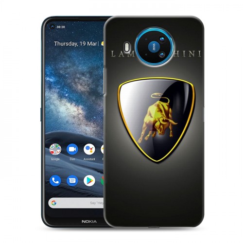 Дизайнерский силиконовый чехол для Nokia 8.3 Lamborghini