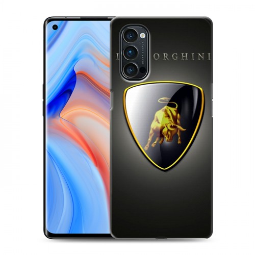 Дизайнерский пластиковый чехол для OPPO Reno4 Pro Lamborghini